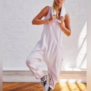 FP Movement Hot Shot Onesie in Rose Quartz NWOT women's sz XL